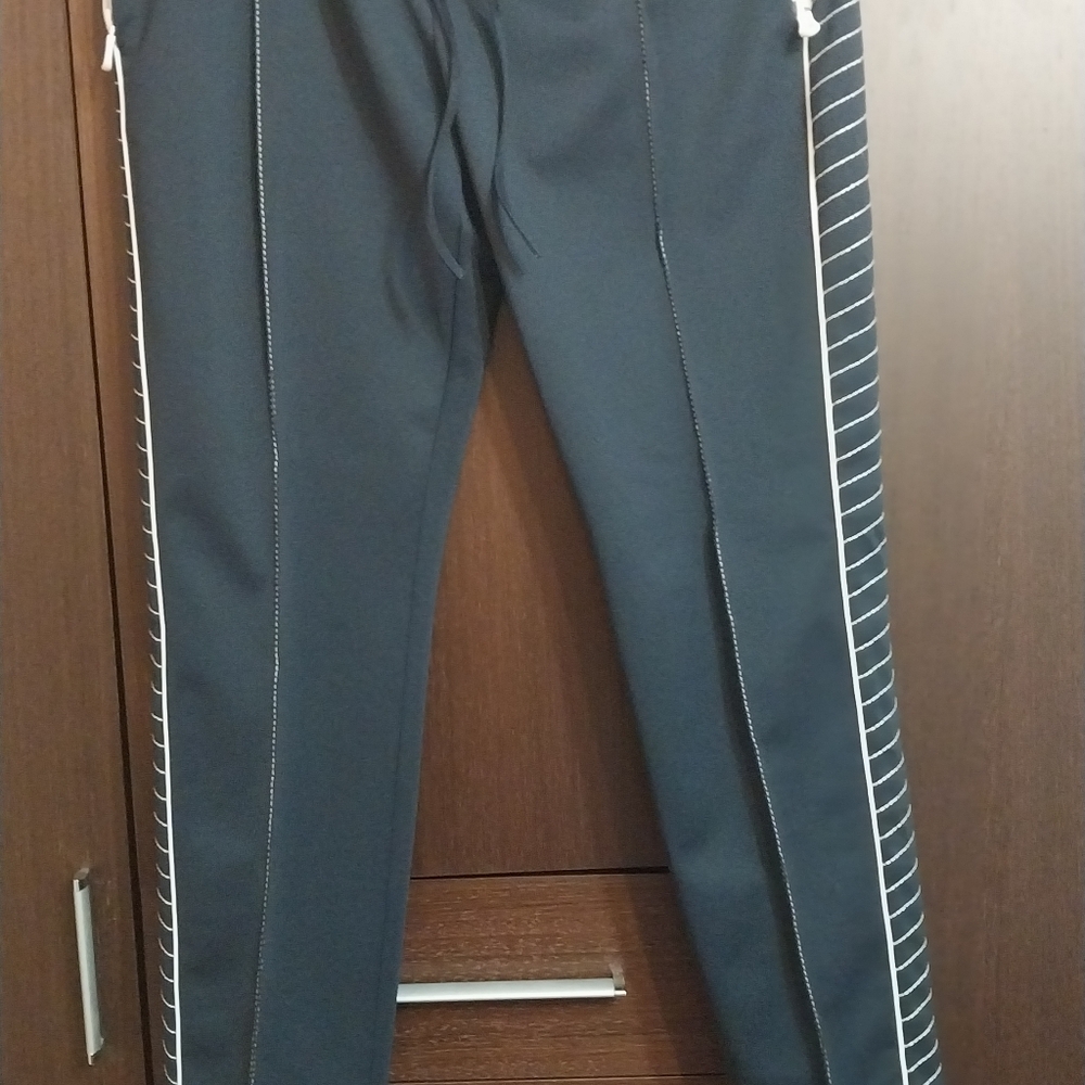 Valentino track pants  with contrasting stitch, size US 10